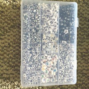 Bracelet beads in a box